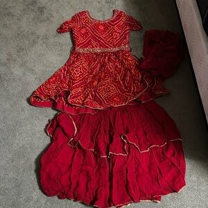 Indian anarkali sharara